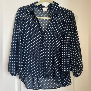 Polkadot Blouse LIKE NEW!!!